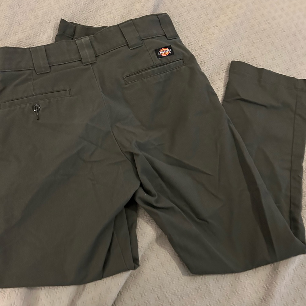 Men’s Dickies Slim Taper pants- army/olive green